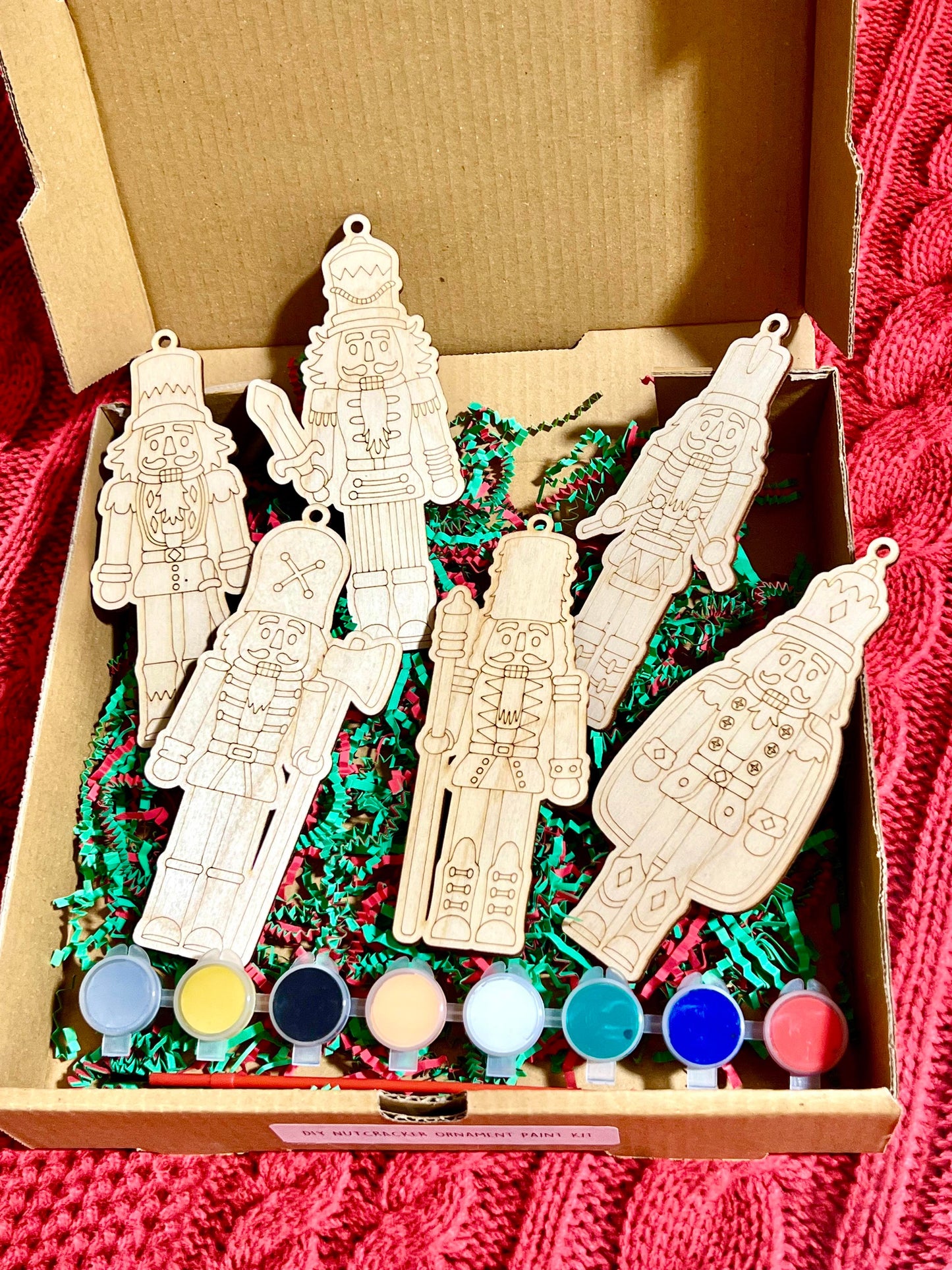 DIY Nutcracker Ornament Paint Kit