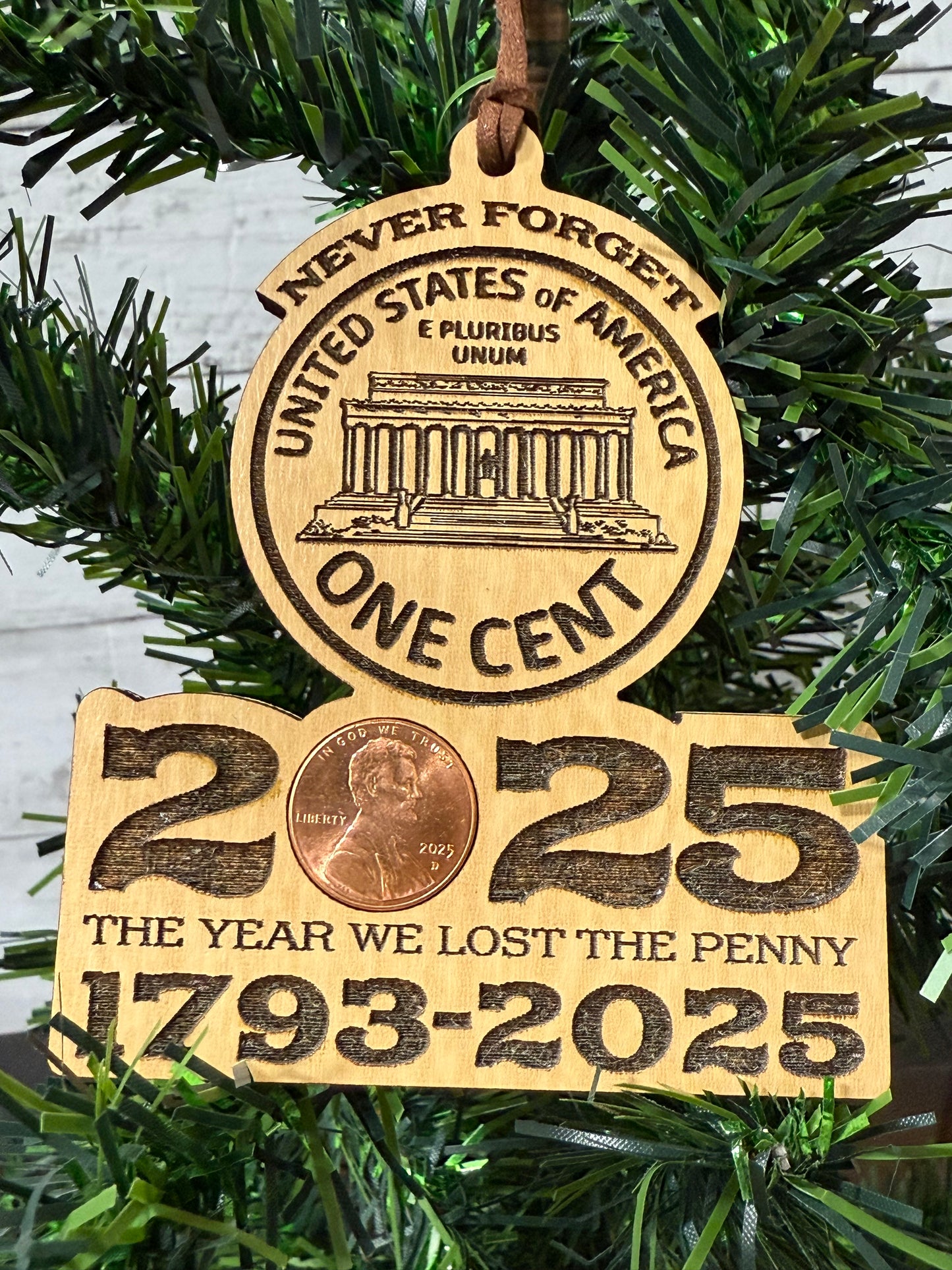 RIP Penny Ornament