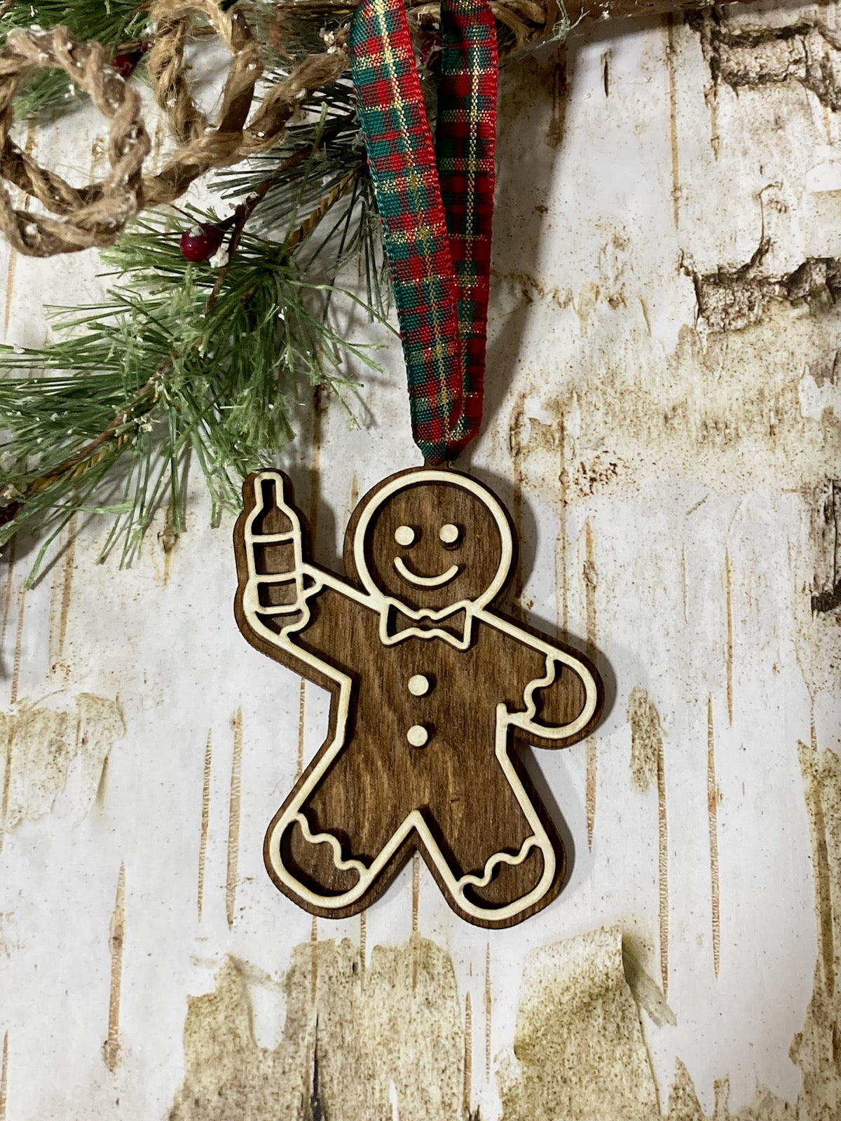 Boozy Gingerbread Ornament