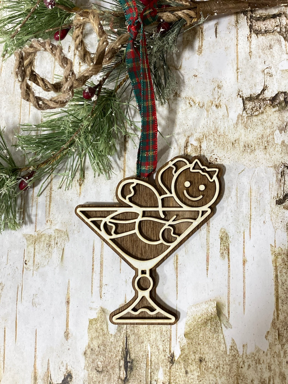 Boozy Gingerbread Ornament