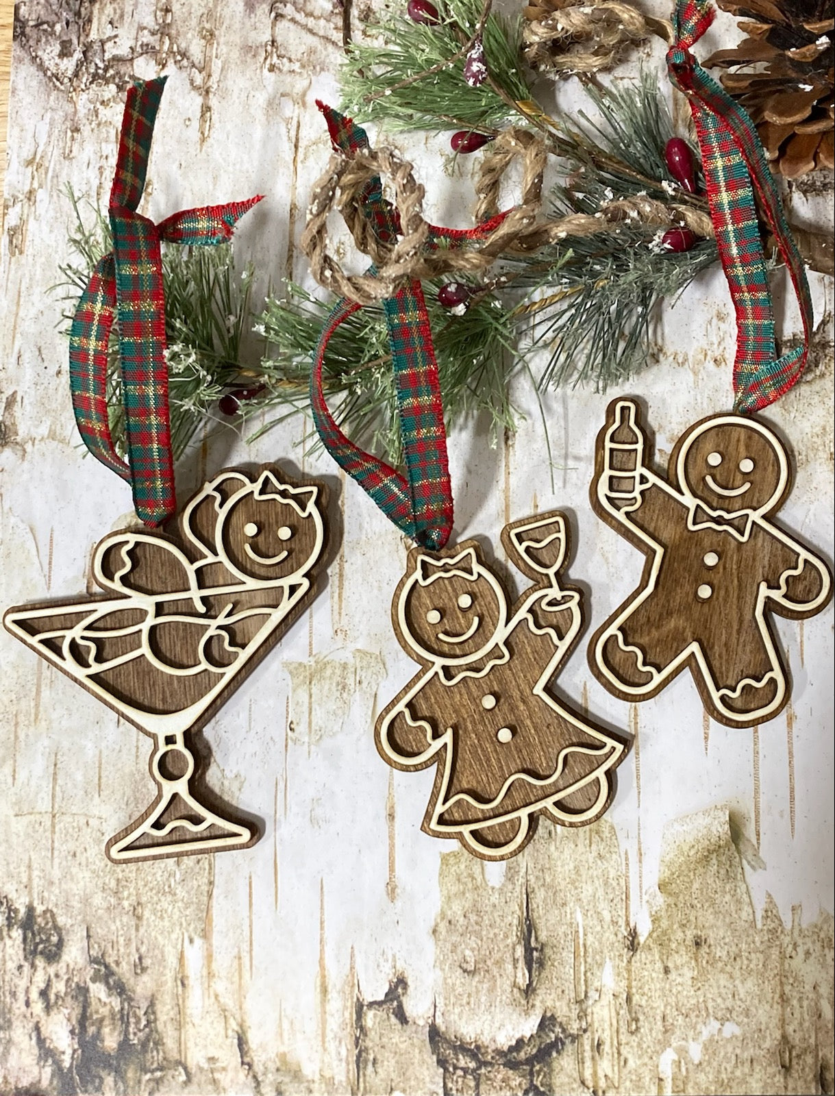 Boozy Gingerbread Ornament