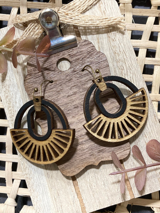 Deco Wooden Earrings