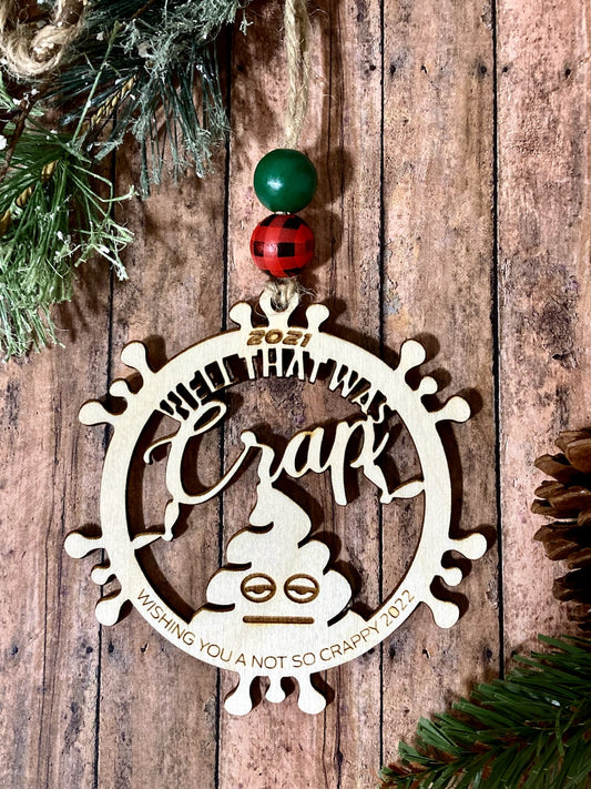 2021 Crappy Year Ornament
