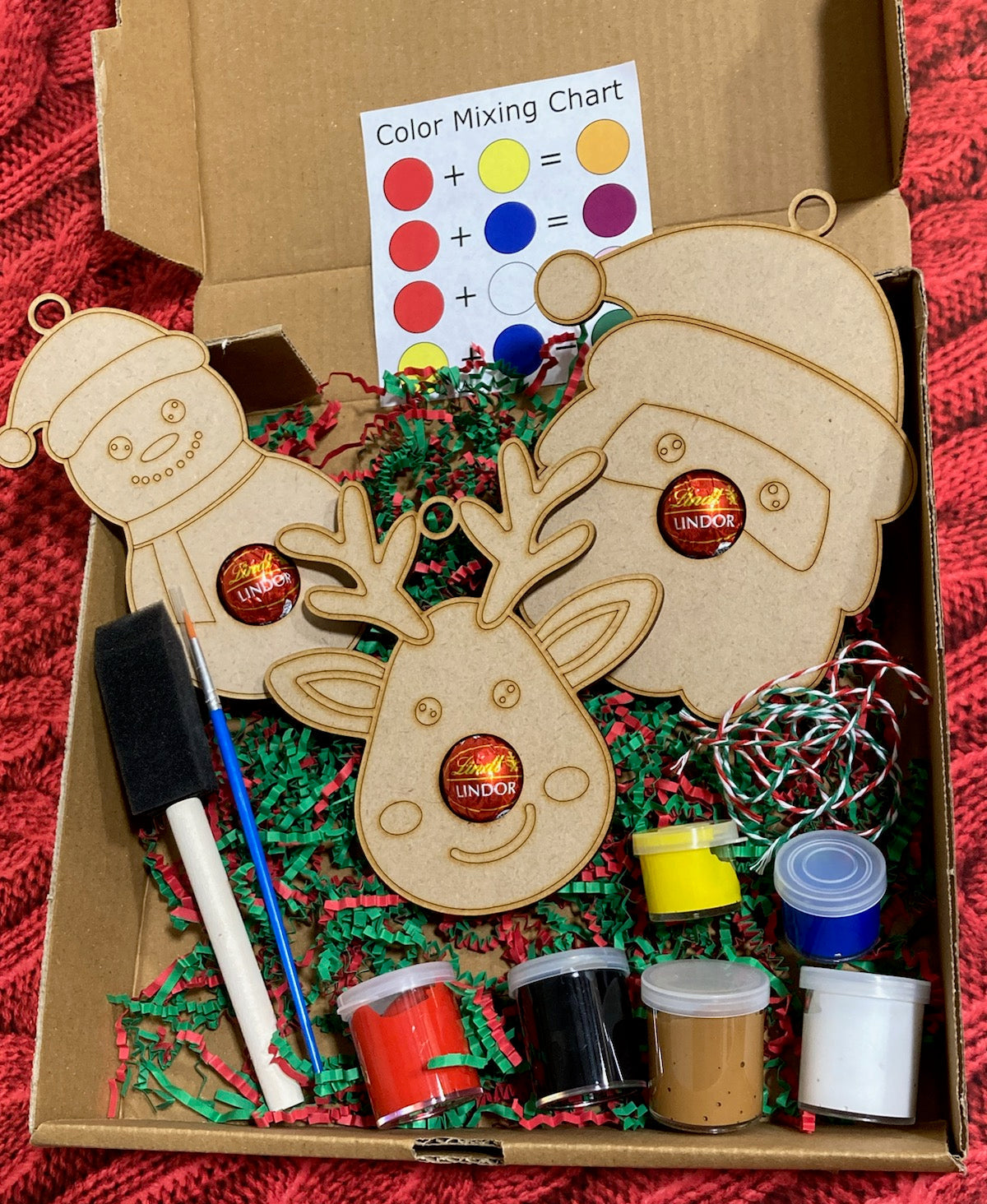 DIY Truffle Ornament Paint Kit