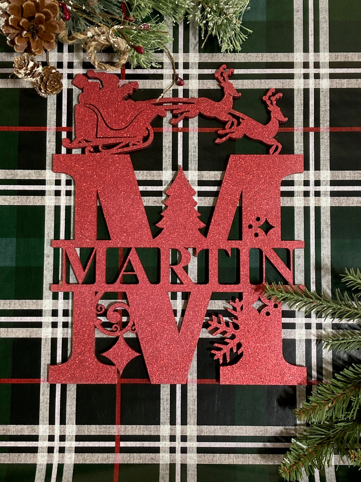 Christmas Name Monogram