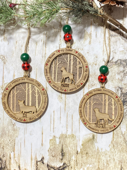 Custom Dog Breed Ornament