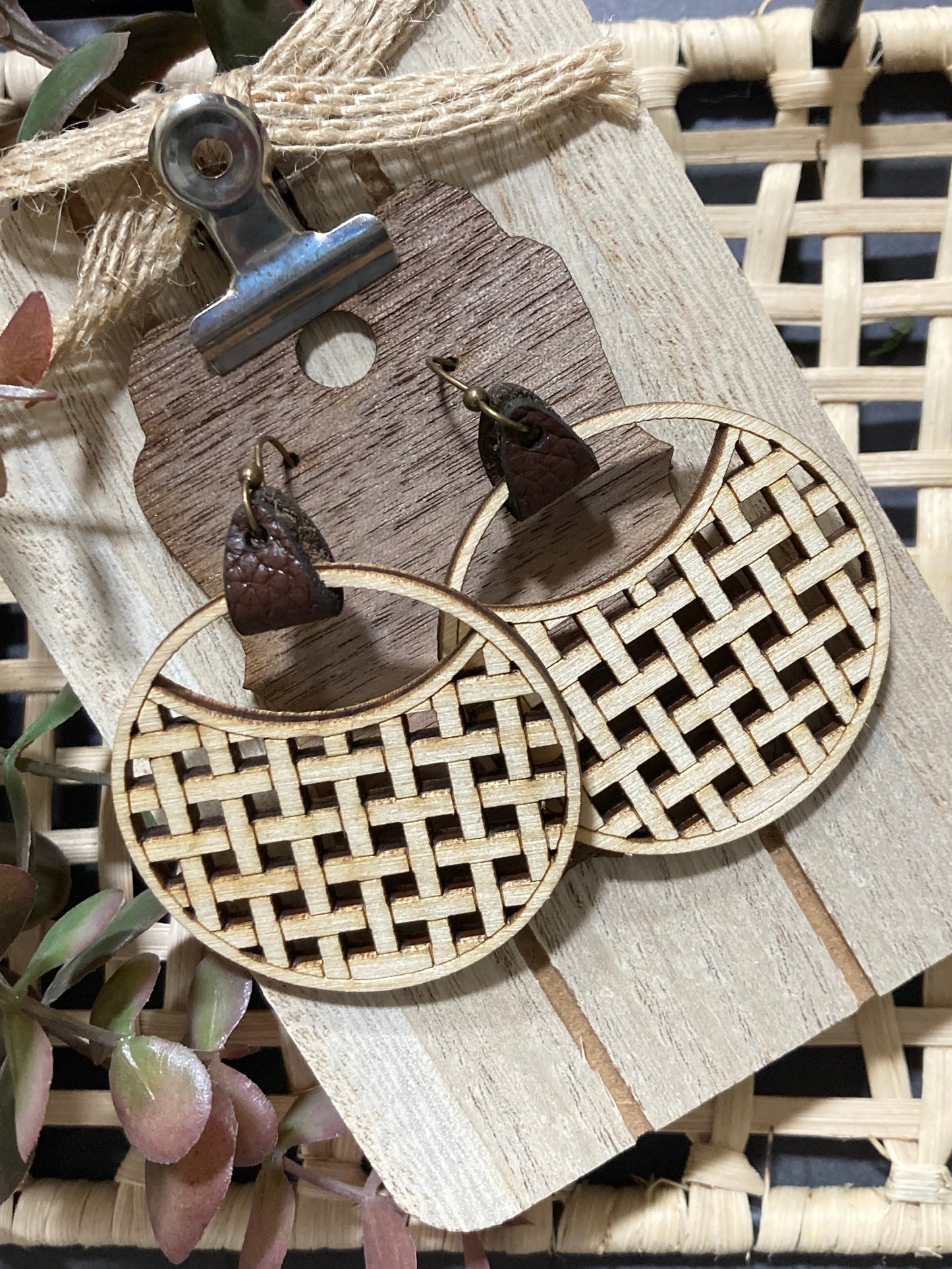 Basket Weave Earring