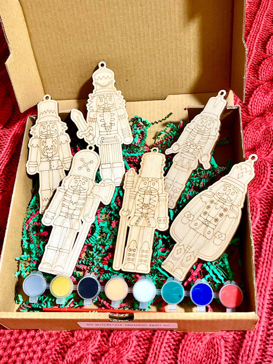 DIY Nutcracker Ornament Paint Kit